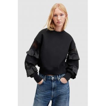 AllSaints pulover GRACIE femei, culoarea negru, călduros