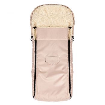 Sac de dormit impermeabil de lana Nativo Winter 110x40 cm pentru landoucaruciorsanie Cappuccino