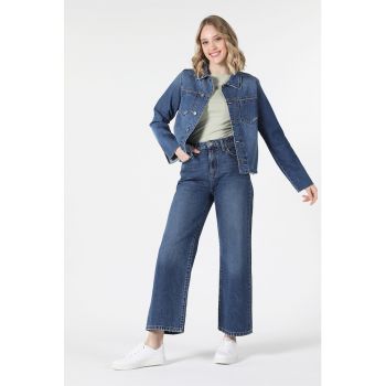 Jacheta regular fit din denim