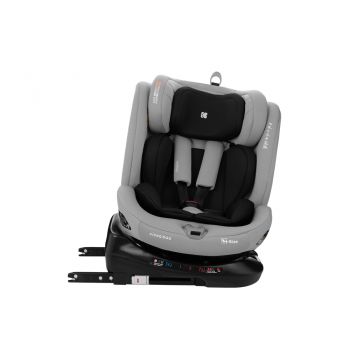 Scaun auto cu isofix KikkaBoo 40-150 cm i-Moove i-SIZE Light Grey