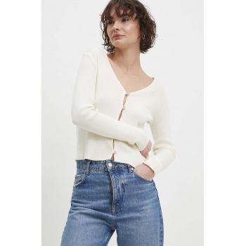 Answear Lab cardigan femei, culoarea bej, light