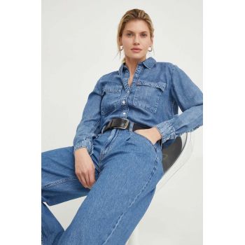 Levi's camasa femei, cu guler clasic, relaxed