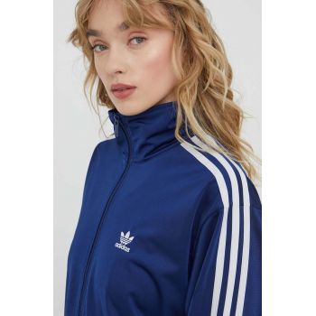 adidas Originals bluză femei, culoarea bleumarin, cu imprimeu IL3816 ieftin