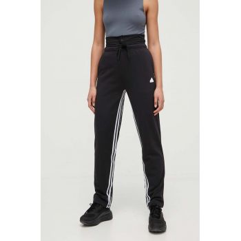 adidas pantaloni de trening culoarea negru, cu imprimeu IN1830