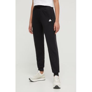 adidas pantaloni de trening culoarea negru, cu imprimeu IP2270