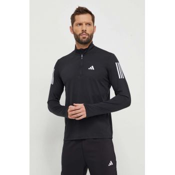 adidas Performance hanorac de jogging Own the Run culoarea negru, cu imprimeu IN1490