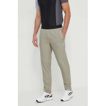 adidas Performance pantaloni de antrenament Gym+ culoarea verde, uni IR5884