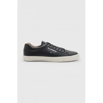 AllSaints sneakers din piele Underground Leather Low culoarea negru, MF705X