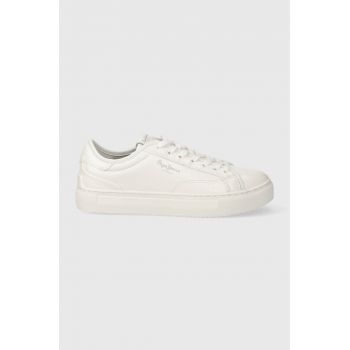 Pepe Jeans sneakers PLS31539 culoarea alb, ADAMS SNAKY