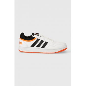 adidas Originals sneakers pentru copii HOOPS 3.0 K culoarea alb