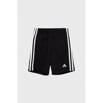 adidas Performance pantaloni scurti copii H65791 culoarea negru, talie reglabila