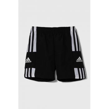 adidas Performance pantaloni scurti copii SQ21 DT SHO Y culoarea negru, talie reglabila