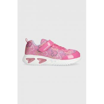 Geox sneakers ASSISTER x Disney culoarea roz