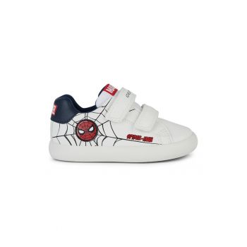 Pantofi sport cu imprimeu cu Spider-Man si inchidere velcro