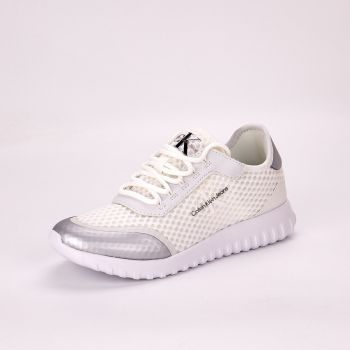 Sneakers Calvin Klein Jeans Eva Runner Monolog YM0YM00885 White/Peach 02T