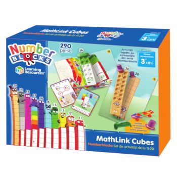 MathLink®Cubes Numberblocks in romana - Set de activitati de la 11 - 20