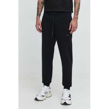 HUGO pantaloni de trening culoarea negru, uni 50509457