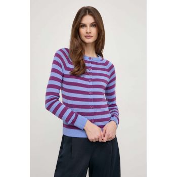 MAX&Co. cardigan din lână culoarea violet, light 2416380000000