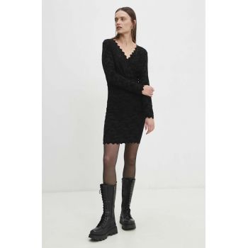 Answear Lab rochie culoarea negru, mini, mulata