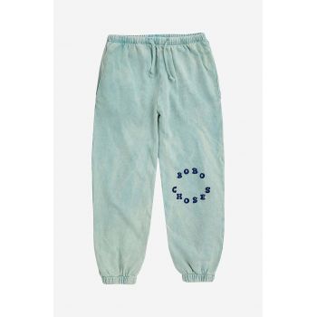 Bobo Choses pantaloni de trening din bumbac pentru copii cu imprimeu