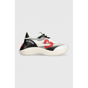 Love Moschino sneakers culoarea alb JA15366G1IIQA00A