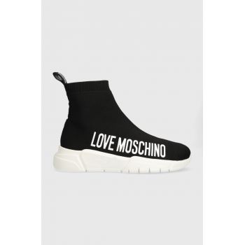 Love Moschino sneakers culoarea negru JA15433G1IIZ6000