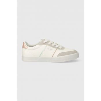 Pepe Jeans sneakers pentru copii KENTON ORIGIN G culoarea alb