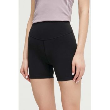 adidas Performance pantaloni scurți de antrenament All Me culoarea negru, uni, high waist IL7325