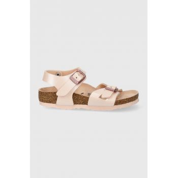 Birkenstock sandale copii Rio Kids BF culoarea roz