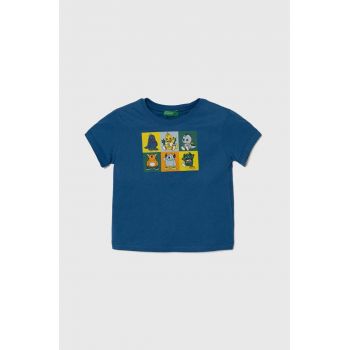 United Colors of Benetton tricou de bumbac pentru copii cu imprimeu