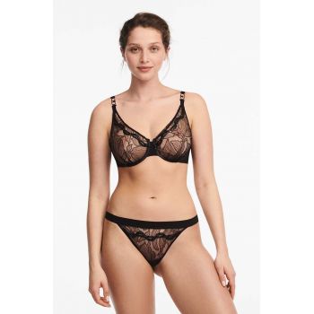 Chantelle X sutien culoarea negru, dantela