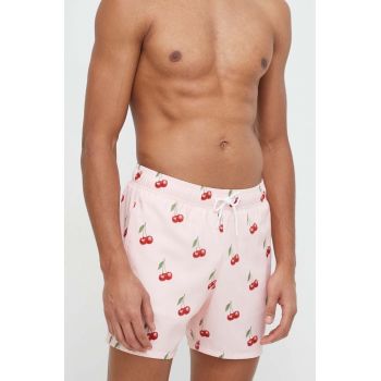 Hollister Co. pantaloni scurti de baie culoarea roz ieftin