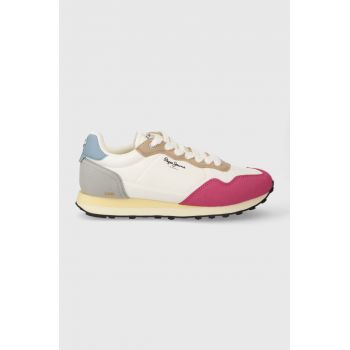 Pepe Jeans sneakers PLS40001 culoarea roz, NATCH BASIC W