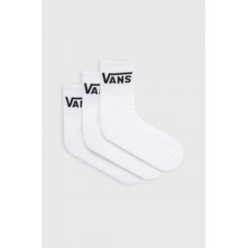 Vans sosete 3-pack barbati, culoarea alb