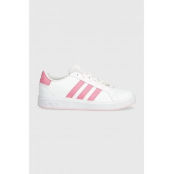 adidas sneakers pentru copii GRAND COURT 2.0 K culoarea alb