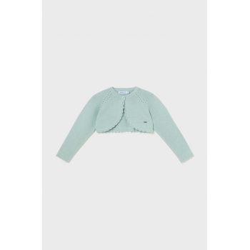 Mayoral cardigan bebe culoarea turcoaz, light ieftin