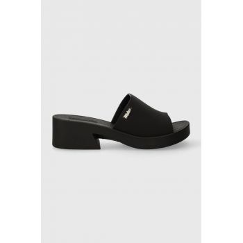 Melissa papuci MELISSA SUN MANHATTAN AD femei, culoarea negru, cu toc drept, M.35761.T570