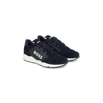 BOSS sneakers pentru copii culoarea albastru marin