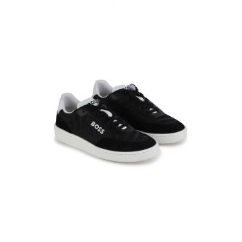 BOSS sneakers pentru copii culoarea negru