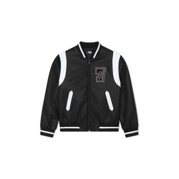 Karl Lagerfeld geaca bomber pentru copii culoarea negru