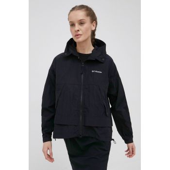 Columbia windbreaker TERREX Paracutie culoarea negru, de tranziție, oversize 1989441