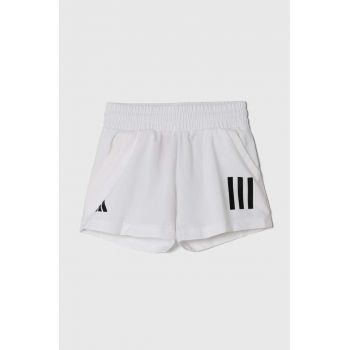 adidas Performance pantaloni scurti copii culoarea alb, talie reglabila