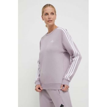 adidas bluză femei, culoarea roz, cu imprimeu IR6081