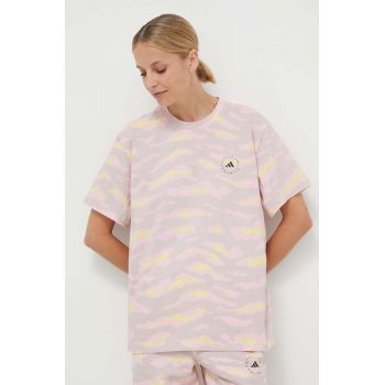 adidas by Stella McCartney tricou femei, culoarea roz IN3631