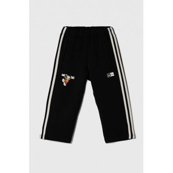 adidas pantaloni de trening x Disney culoarea negru, cu imprimeu