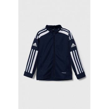 adidas Performance bluza copii SQ21 TR JKT Y culoarea albastru marin, modelator