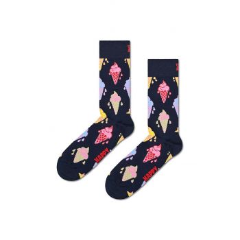 Happy Socks sosete Ice Cream Sock culoarea albastru marin