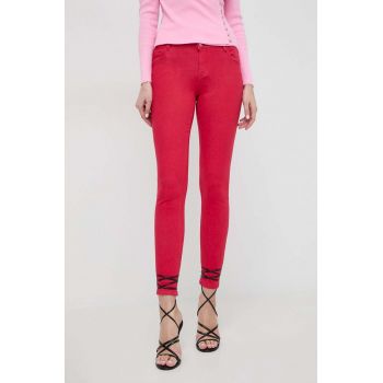 Morgan jeansi femei, culoarea rosu la reducere