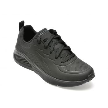 Pantofi sport SKECHERS negri, UNO LITE, din piele ecologica