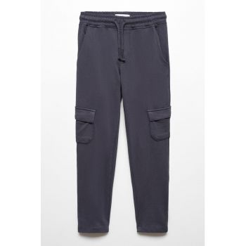 Pantaloni cargo de trening cu snur Miguel